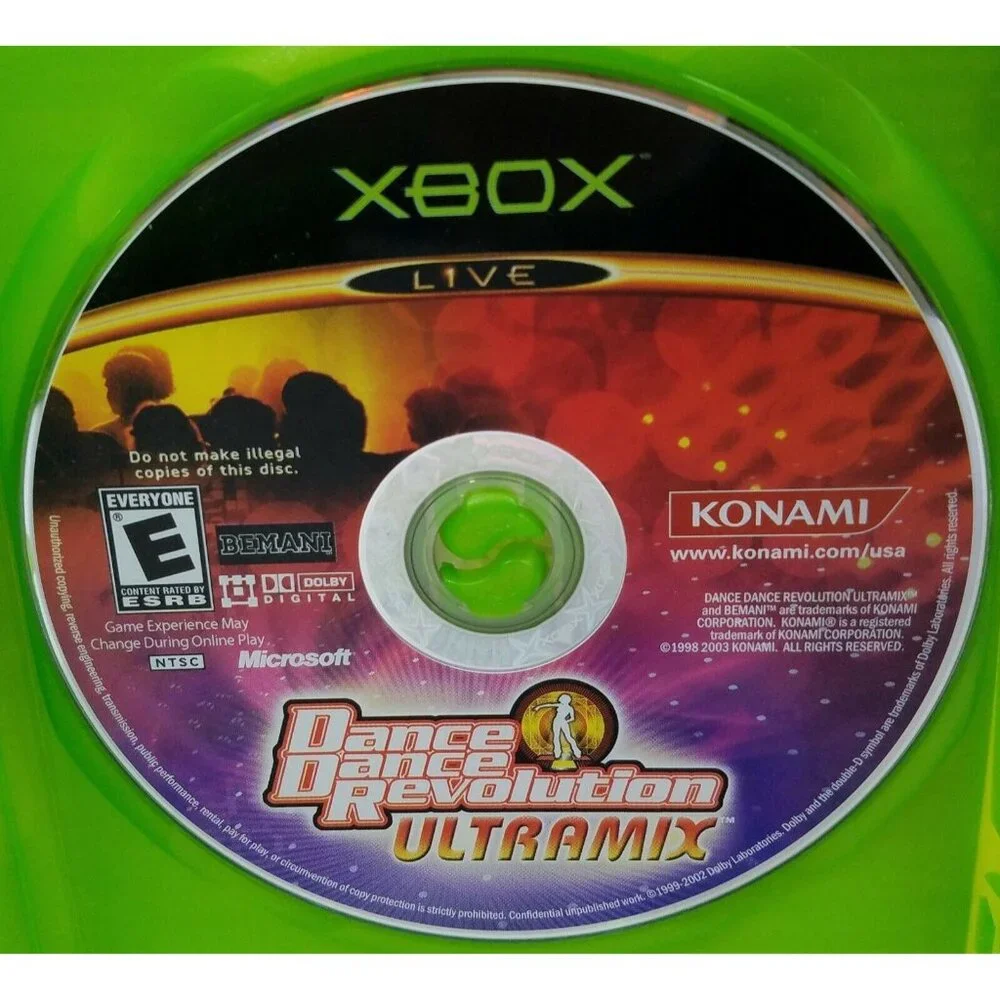 Dance Dance Revolution Ultramix (Microsoft Xbox, 2003) No Manual Tested
